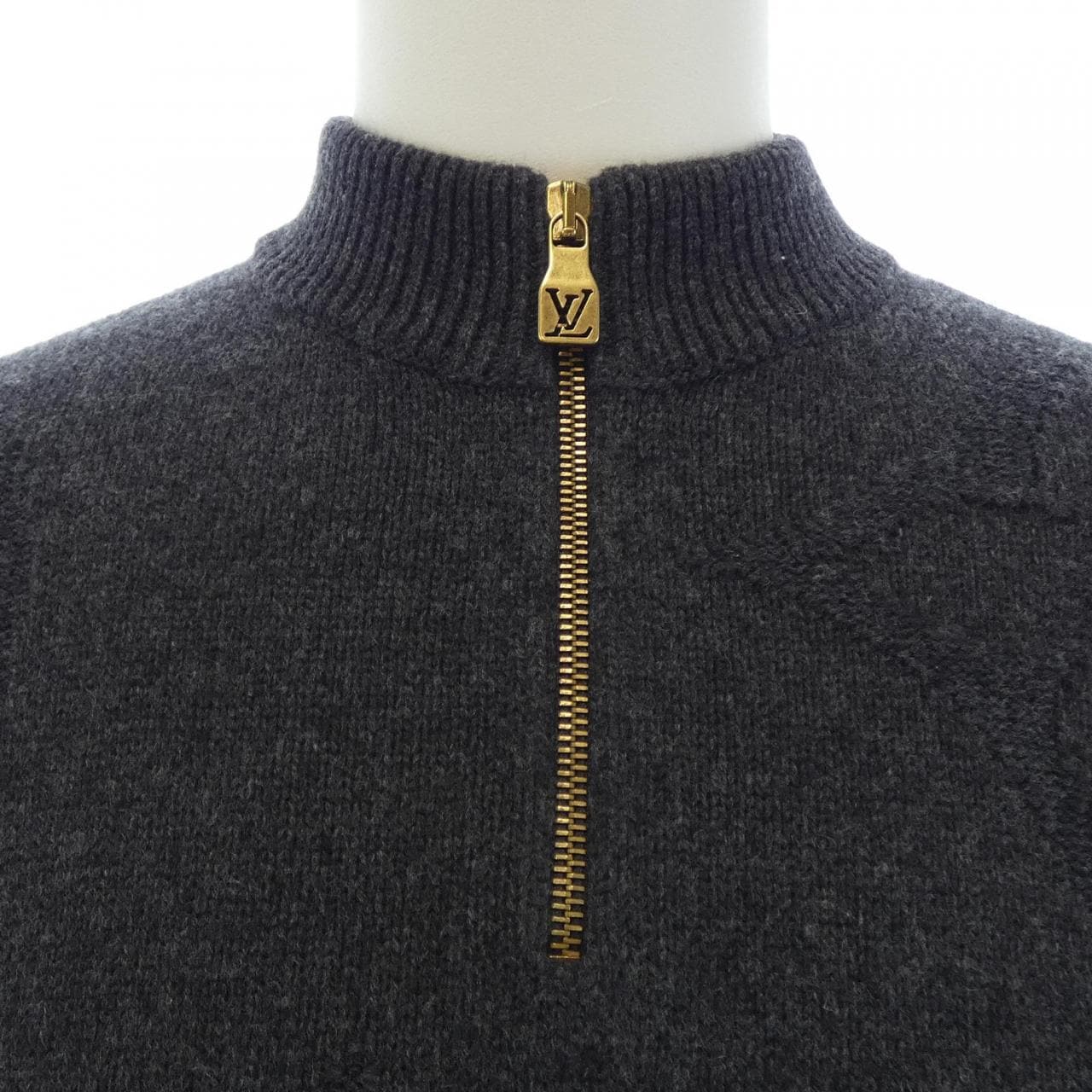 ルイヴィトン LOUIS VUITTON モノグラムジャカードウールハーフジッププルオーバー HSN04WNOS ニット