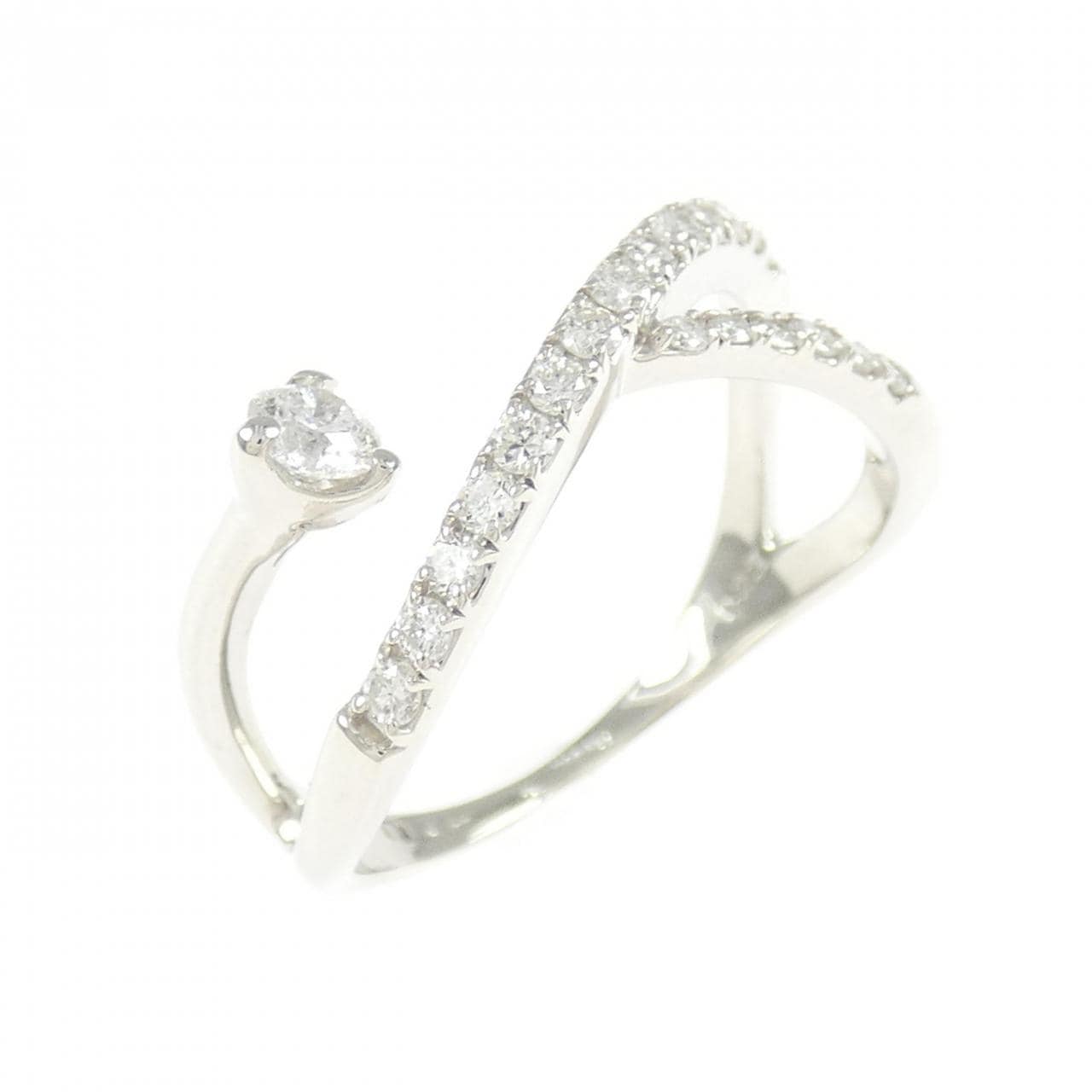 PT950 ダイヤモンド リング 0.134CT