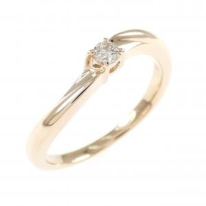 K18PG ダイヤモンド リング 0.08CT