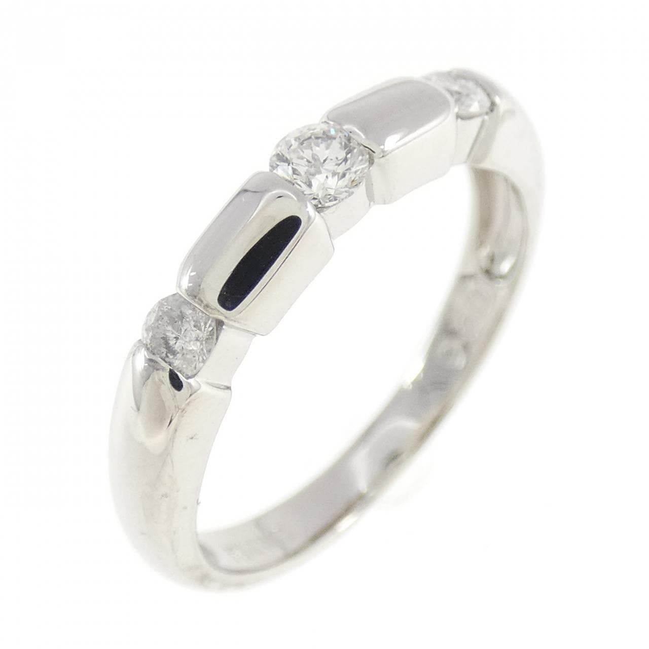 K14WG ダイヤモンド リング 0.20CT