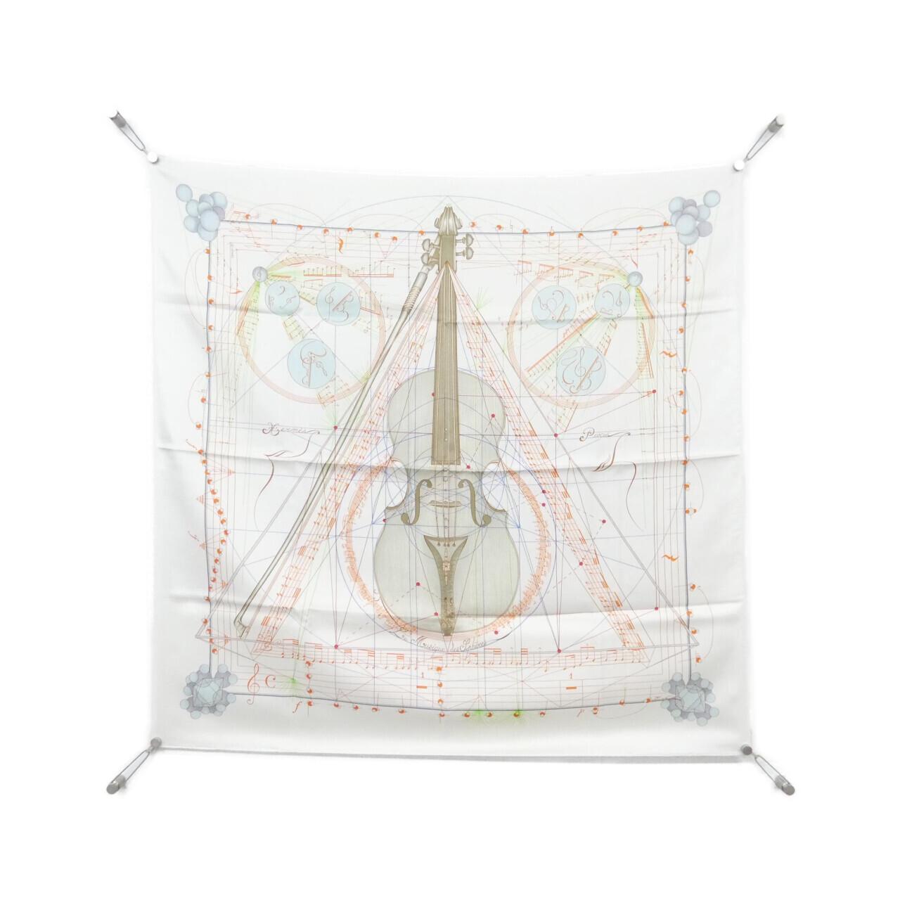 エルメス LA MUSIQUE DES SPHERES カレ スカーフ