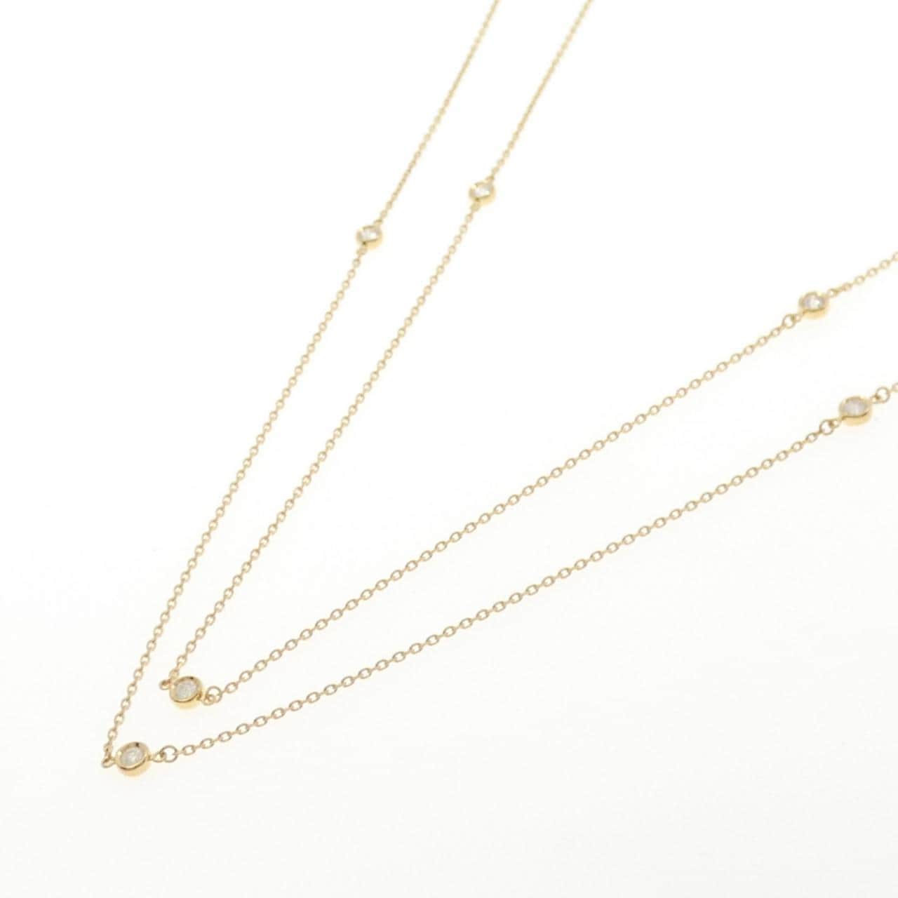 K18YG ダイヤモンド ネックレス 0.70CT