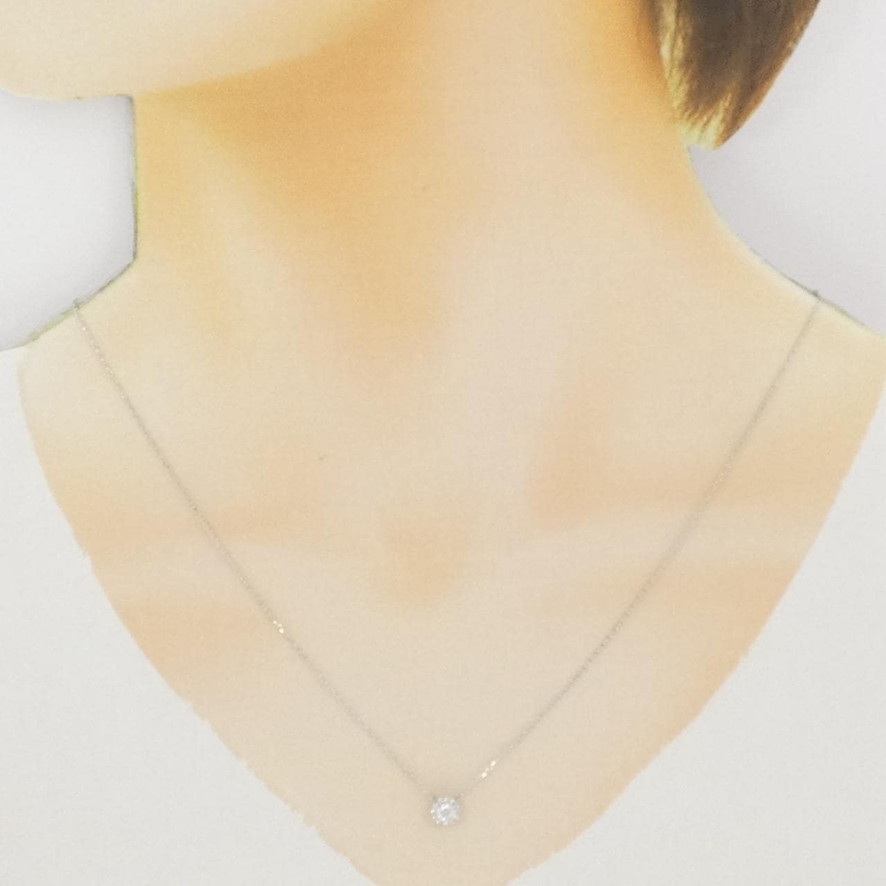 ヴァンドーム ダイヤモンド ネックレス 0.157CT