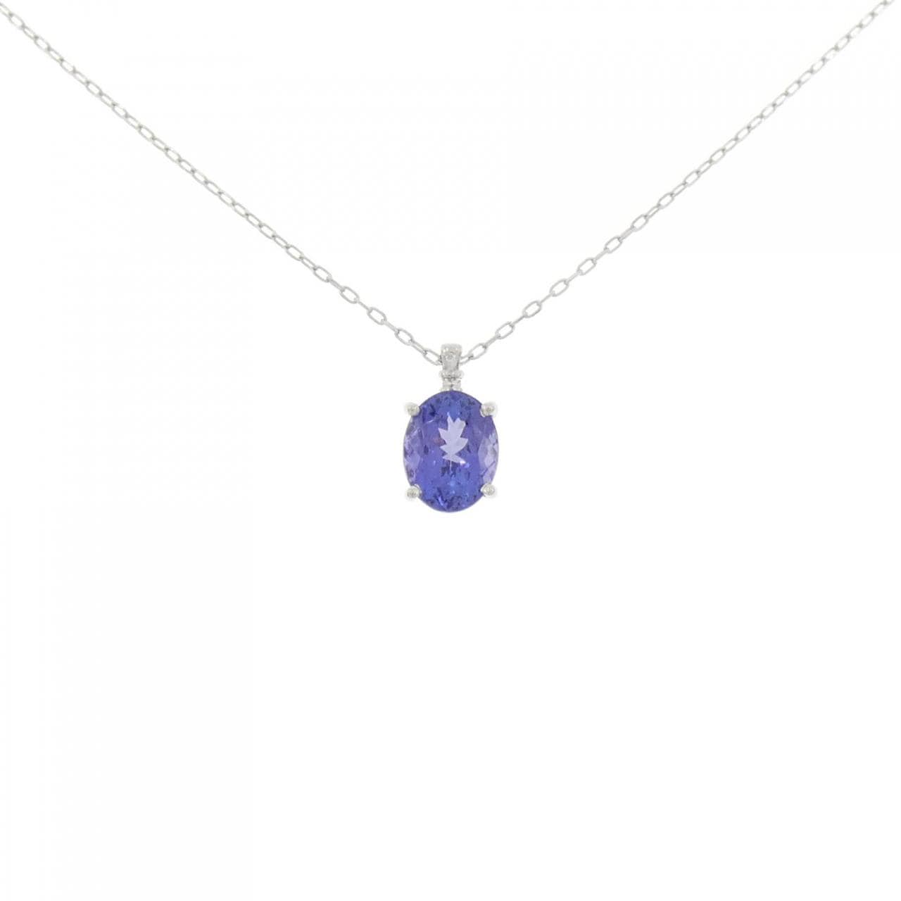 純PT/PT タンザナイト ネックレス 2.34CT