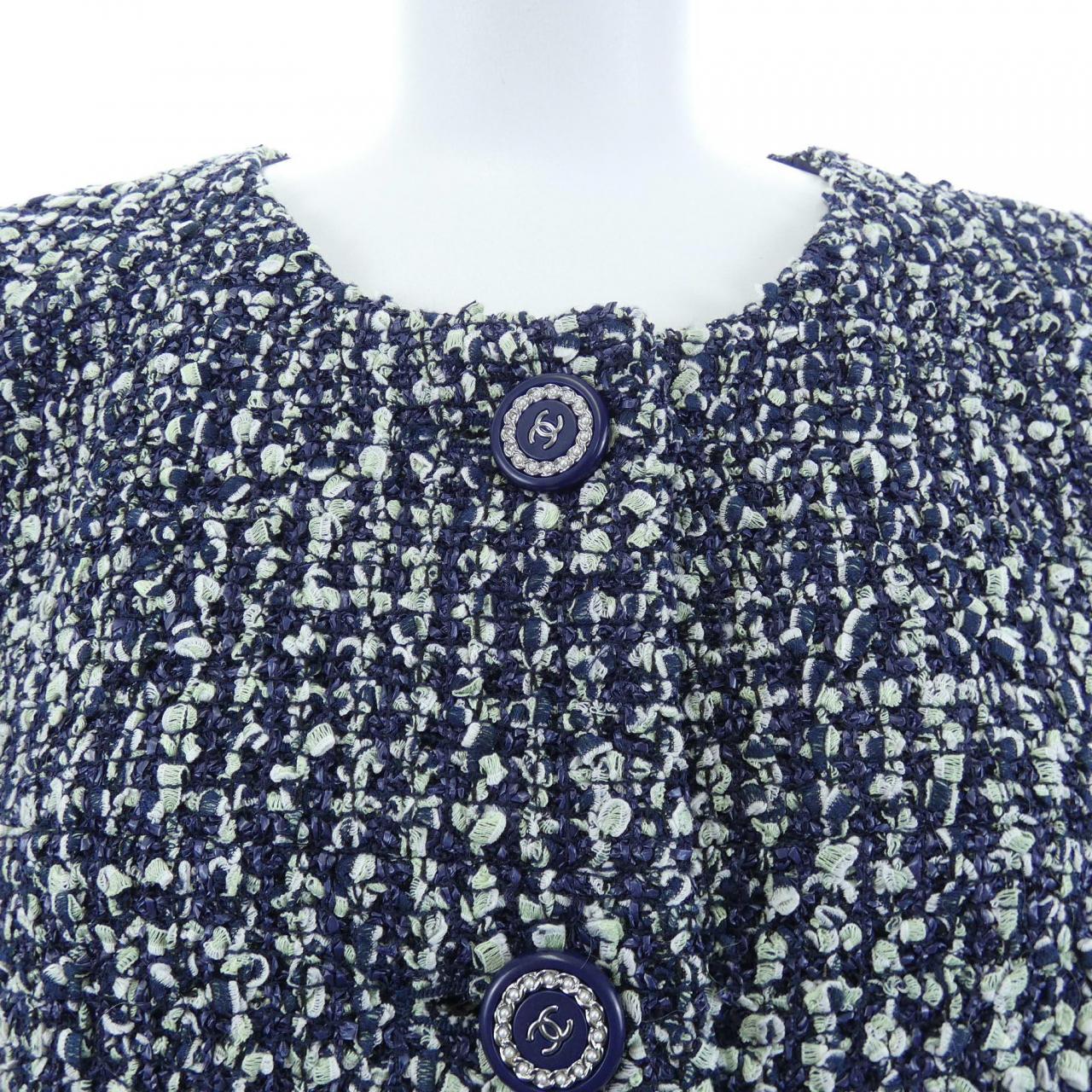 シャネル CHANEL P60886V45893 19P ノーカラージャケット
