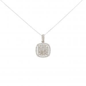 K18WG ダイヤモンド ネックレス 0.40CT
