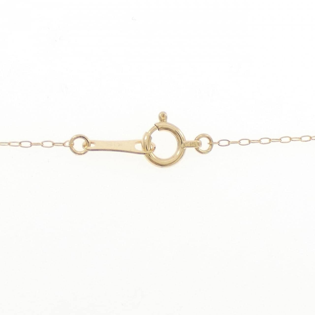 K18YG ハート ルビー ネックレス 0.20CT