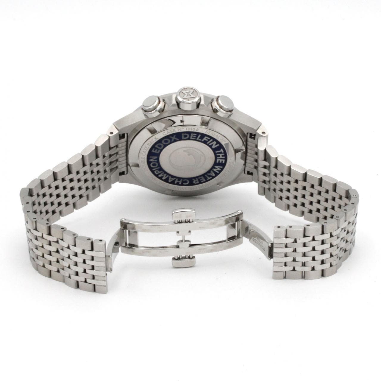 エドックス デルフィン オリジナルクロノ 10108-3-AIN SS クォーツ