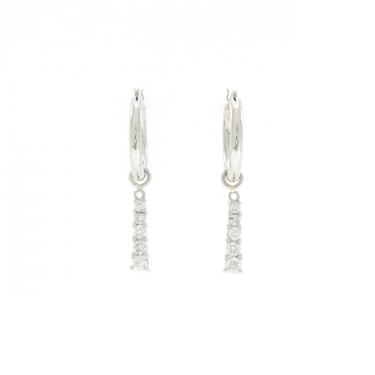 PT900 2WAY ダイヤモンド ピアス 0.50CT
