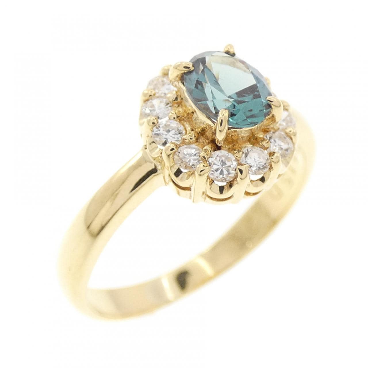 クレサンベール 合成アレキサンドライト リング 0.415CT