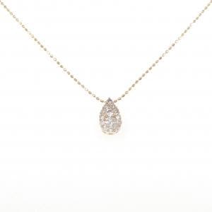 K18PG/K18YG ダイヤモンド ネックレス 0.30CT