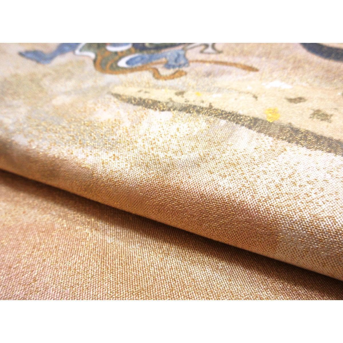 袋帯　友禅金彩加工