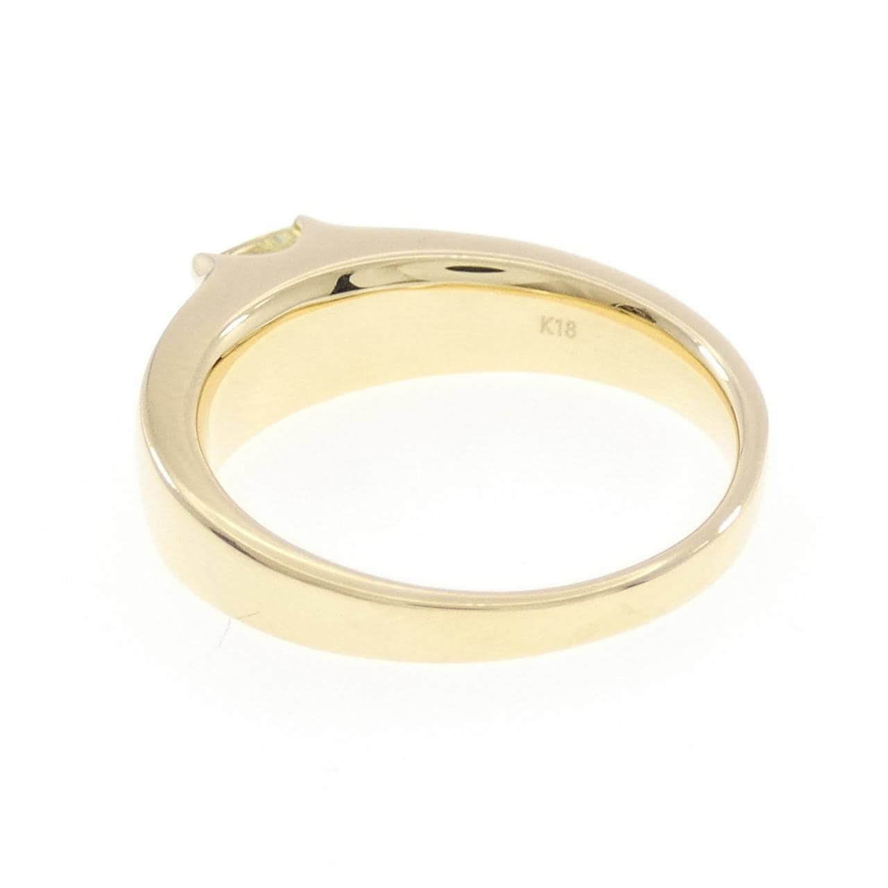K18YG ダイヤモンド リング 1.00CT FIY SI1 ファンシーカット