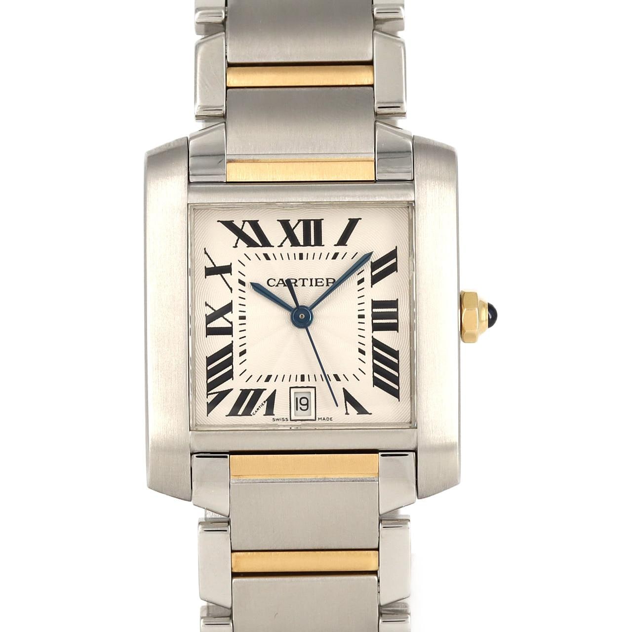 Cartier Tank Française LM组合 W51005Q4 SSxYG自动上弦