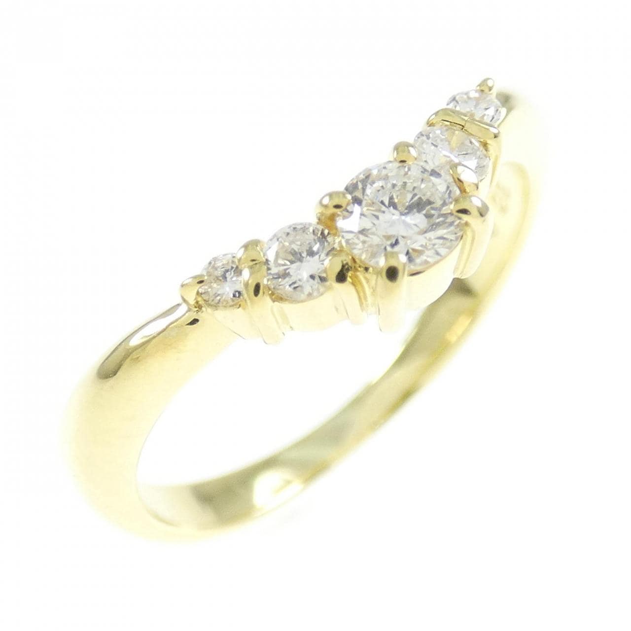 K18YG ダイヤモンド リング 0.23CT
