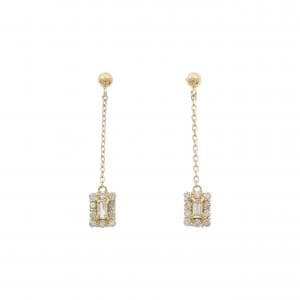 【新品】K18YG ダイヤモンド ピアス 0.20CT