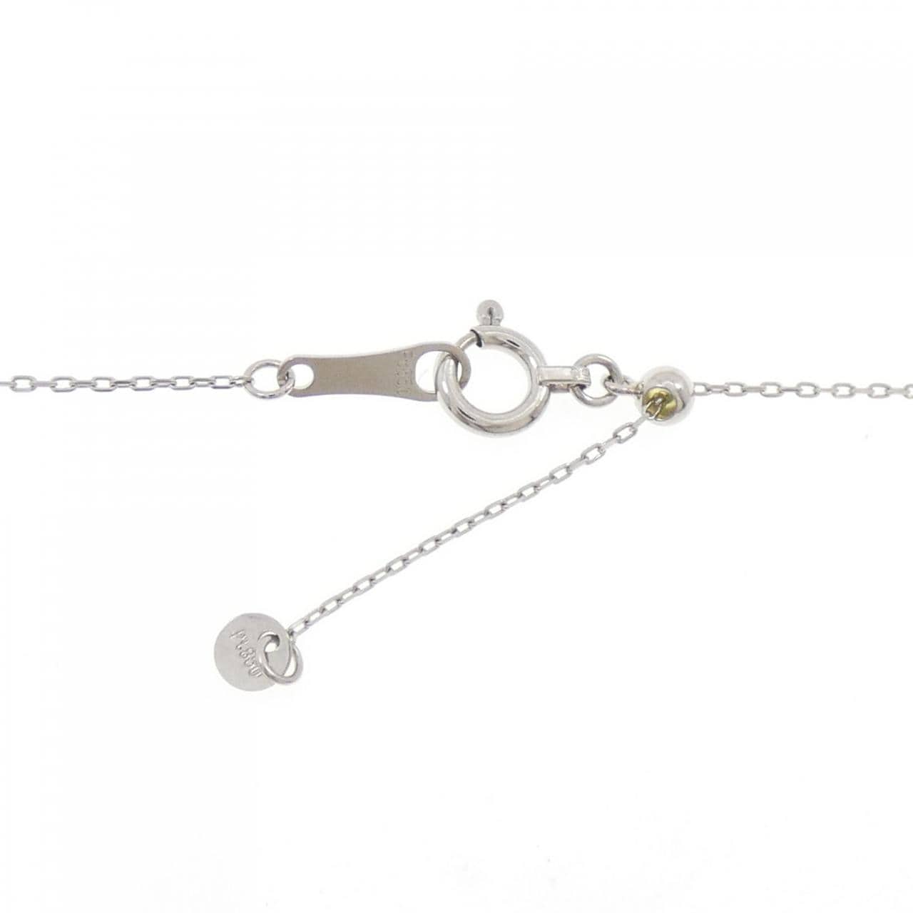 K18PG/PT850 ピンクダイヤモンド ネックレス