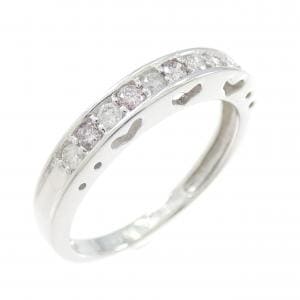 K18WG ピンクダイヤモンド リング 0.09CT