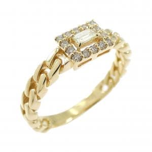 K18YG ダイヤモンド リング 0.15CT