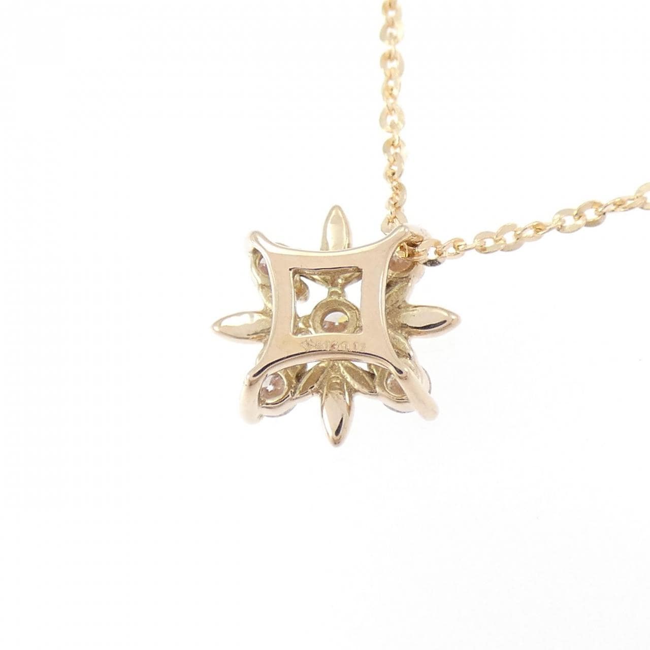 ジーエスティービー ピンクダイヤモンド ネックレス 0.12CT