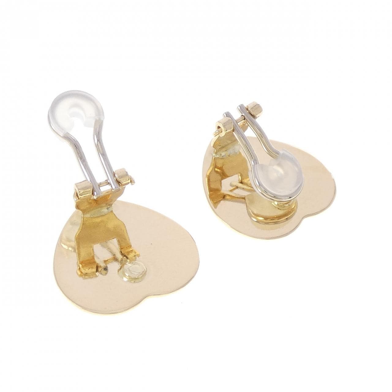 750YG ハート イヤリング