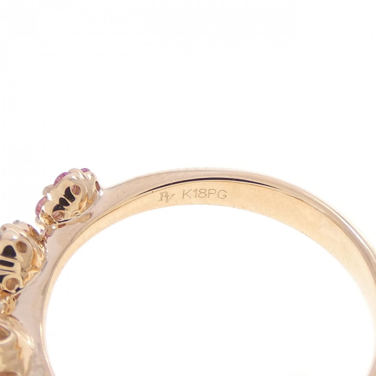 ポンテヴェキオ フラワー リング 0.28CT