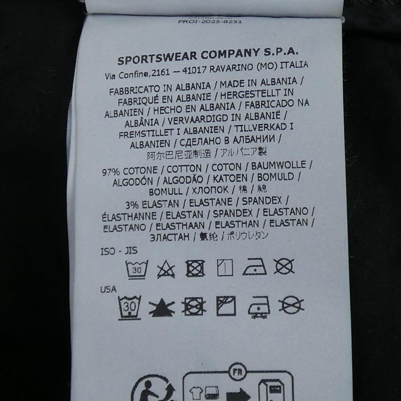 ストーンアイランド STONE ISLAND K2S153100032 S0010 パンツ