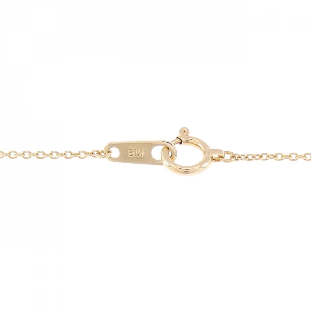 K18YG ダイヤモンド ネックレス 0.25CT