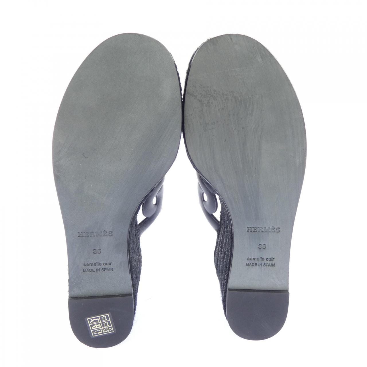 エルメス HERMES イテア ITHEA30　シェーヌダンクル 241230Z サンダル