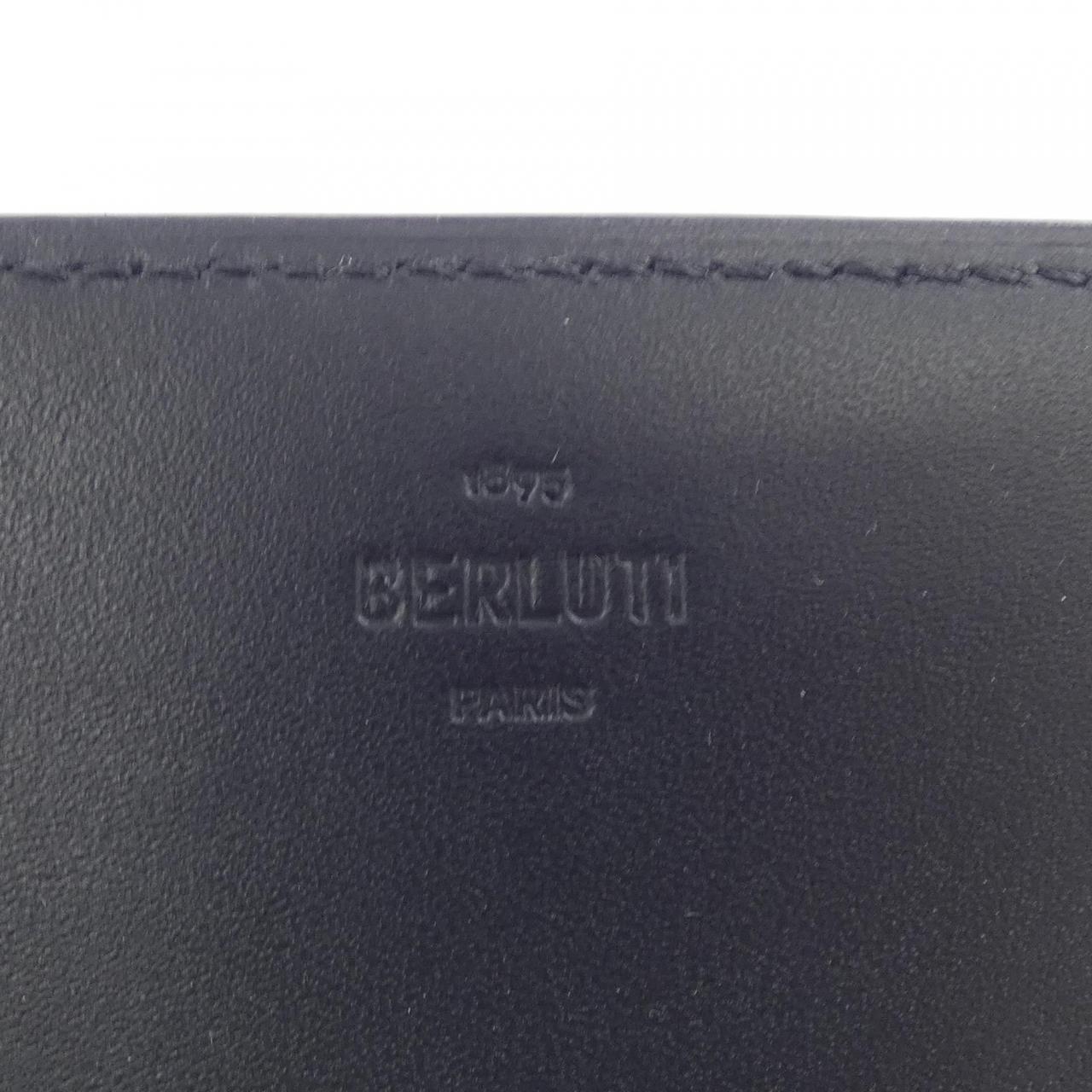 ベルルッティ Berluti インブイアスクリットレザーカードホルダー CARD CASE