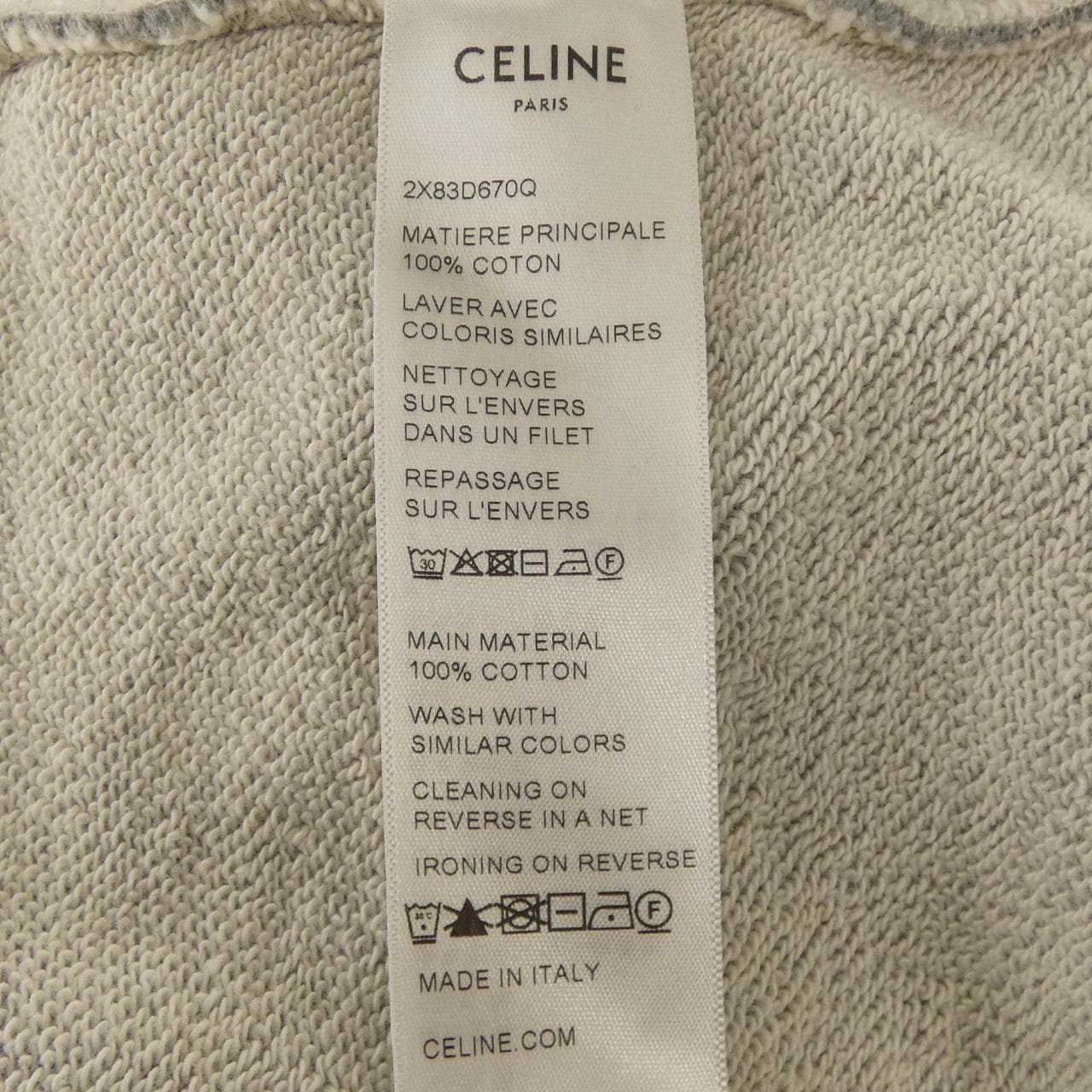 セリーヌ CELINE 2X83D670Q パーカー