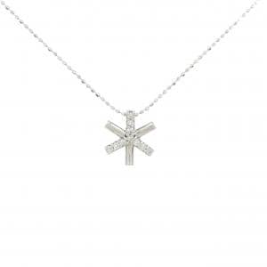 K18WG ダイヤモンド ネックレス 0.10CT