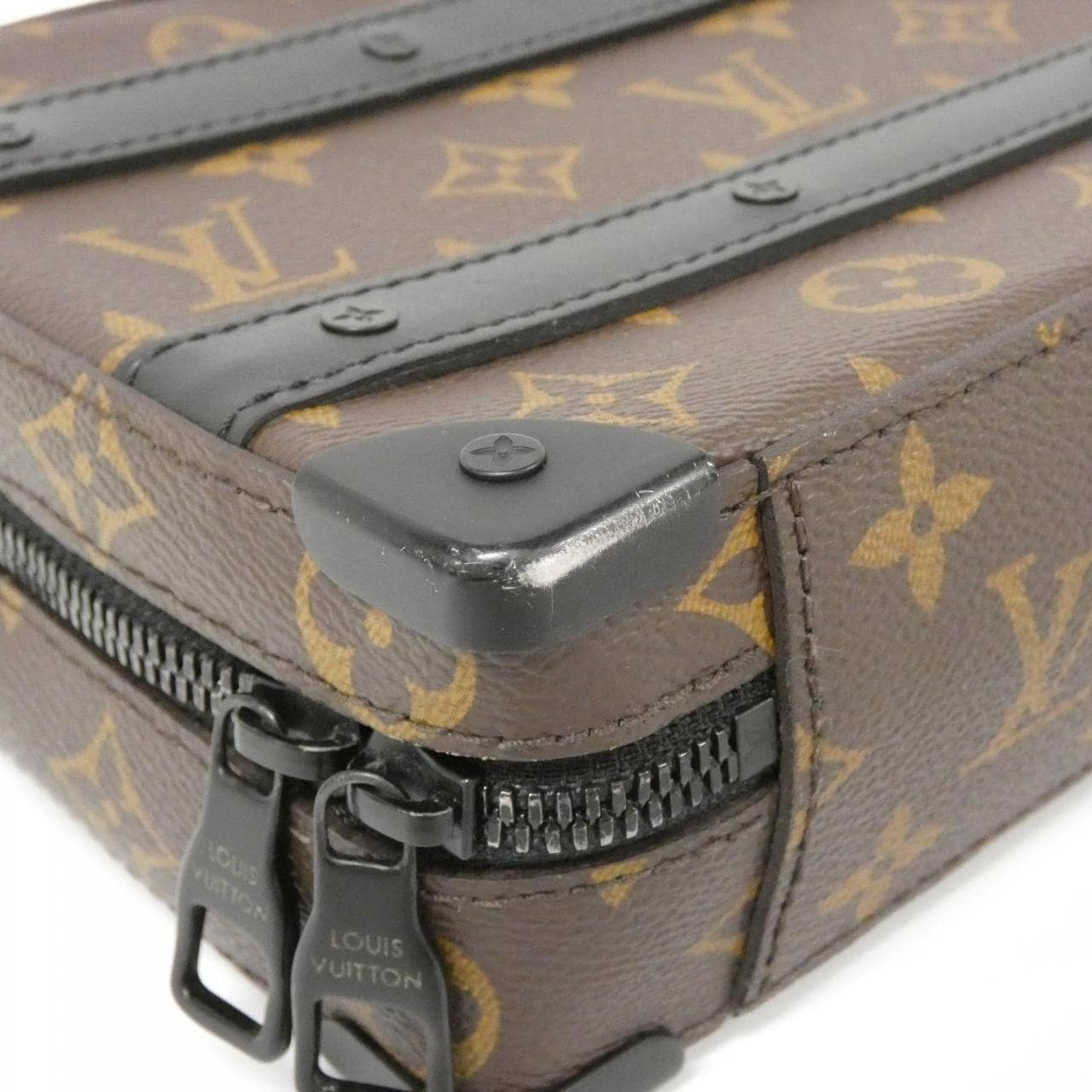 LOUIS VUITTON Monogram Macassar Handle Soft Trunk M45935 肩背包