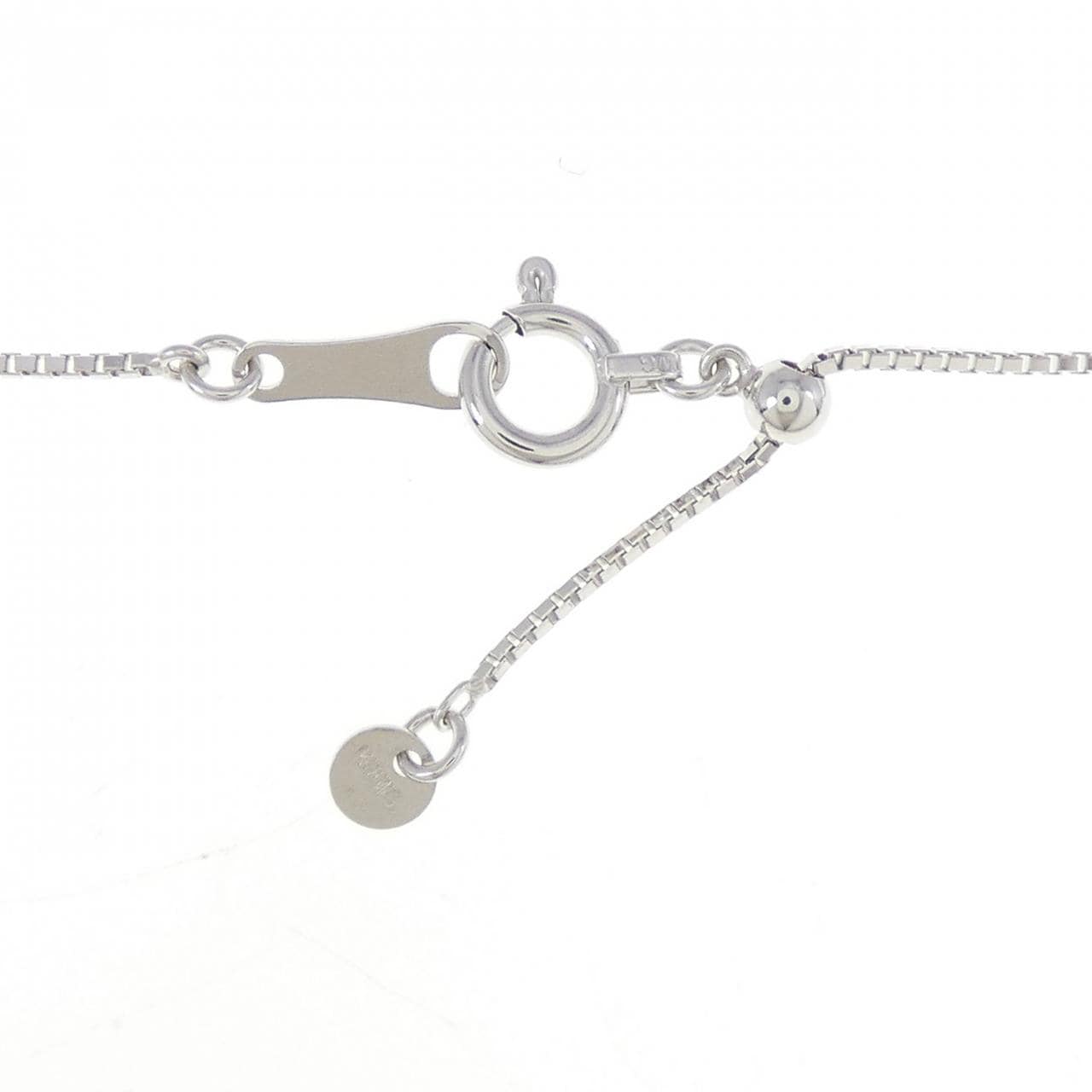 K18WG 白蝶パール ネックレス 14.5mm