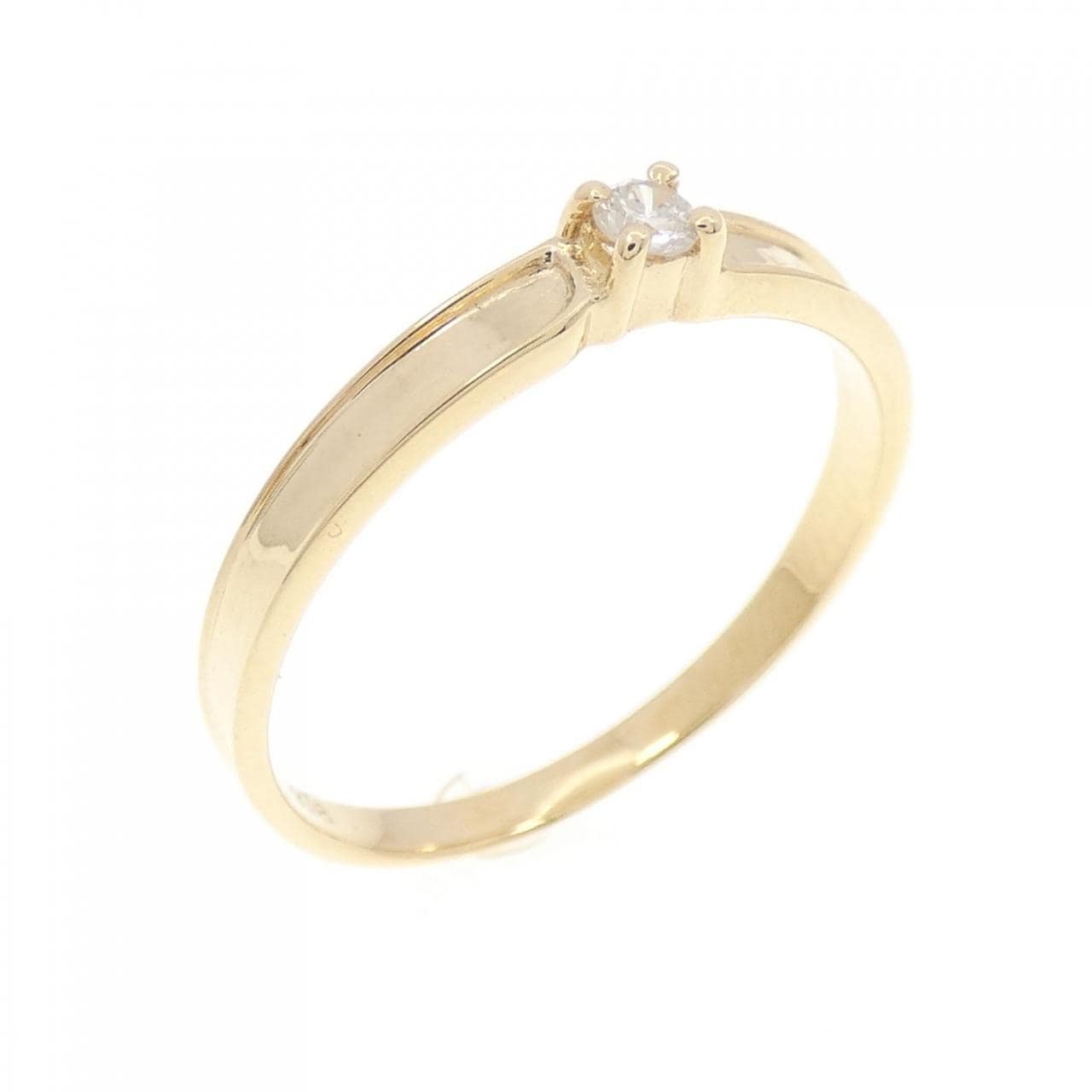 K18YG ダイヤモンド リング 0.05CT