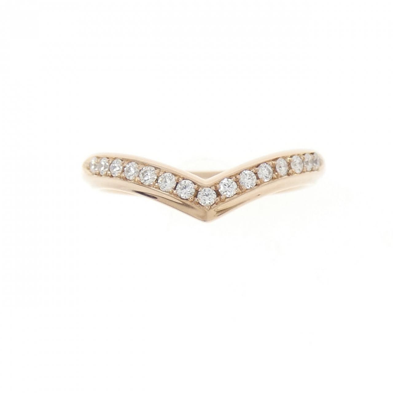 K18PG ダイヤモンド リング 0.105CT