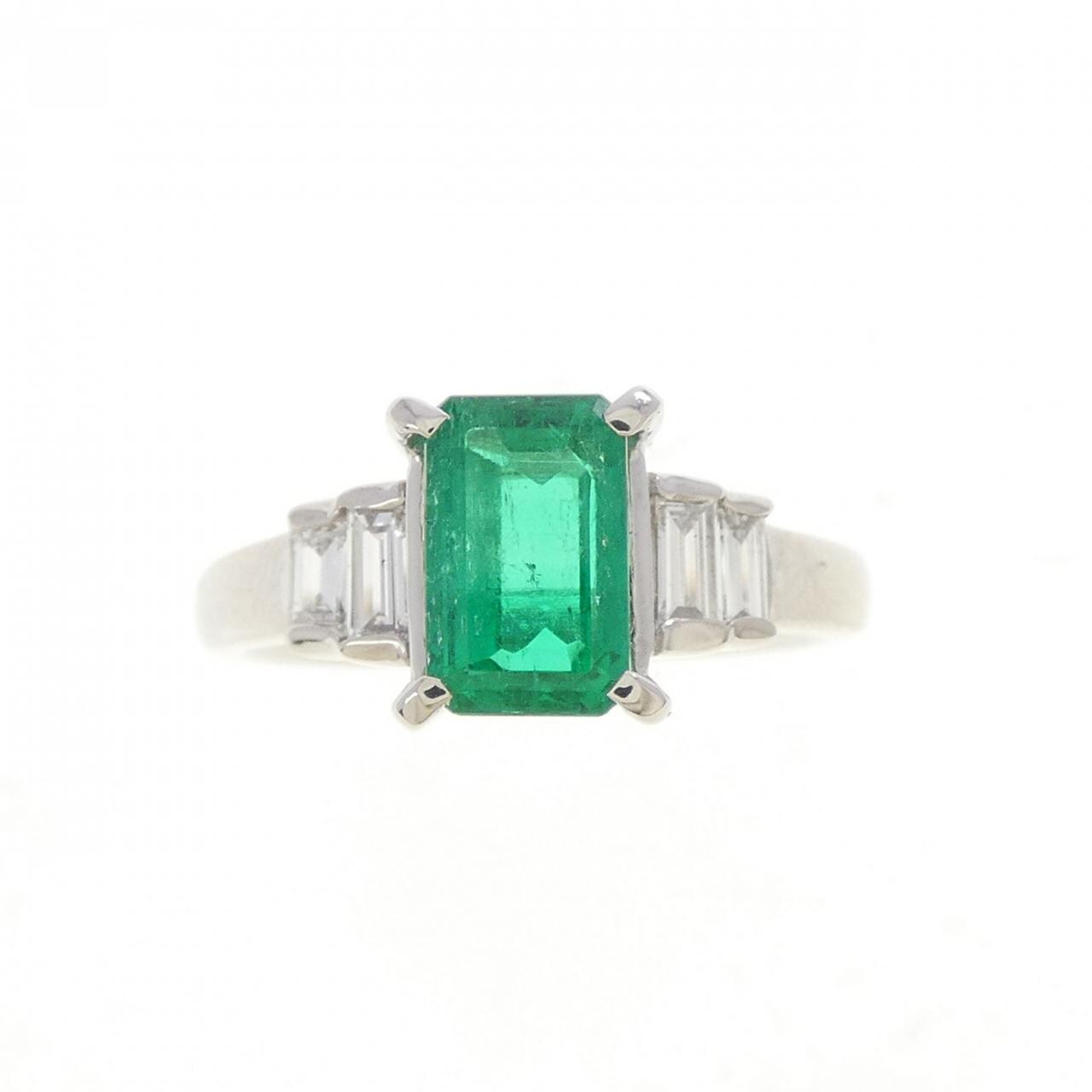 PT900 エメラルド リング 0.98CT