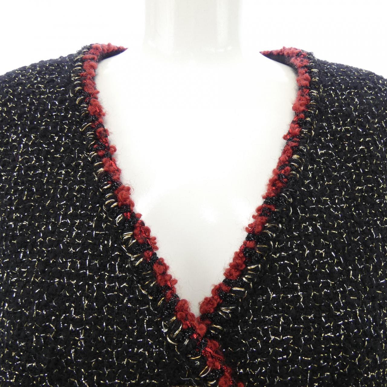シャネル CHANEL ノーカラージャケット