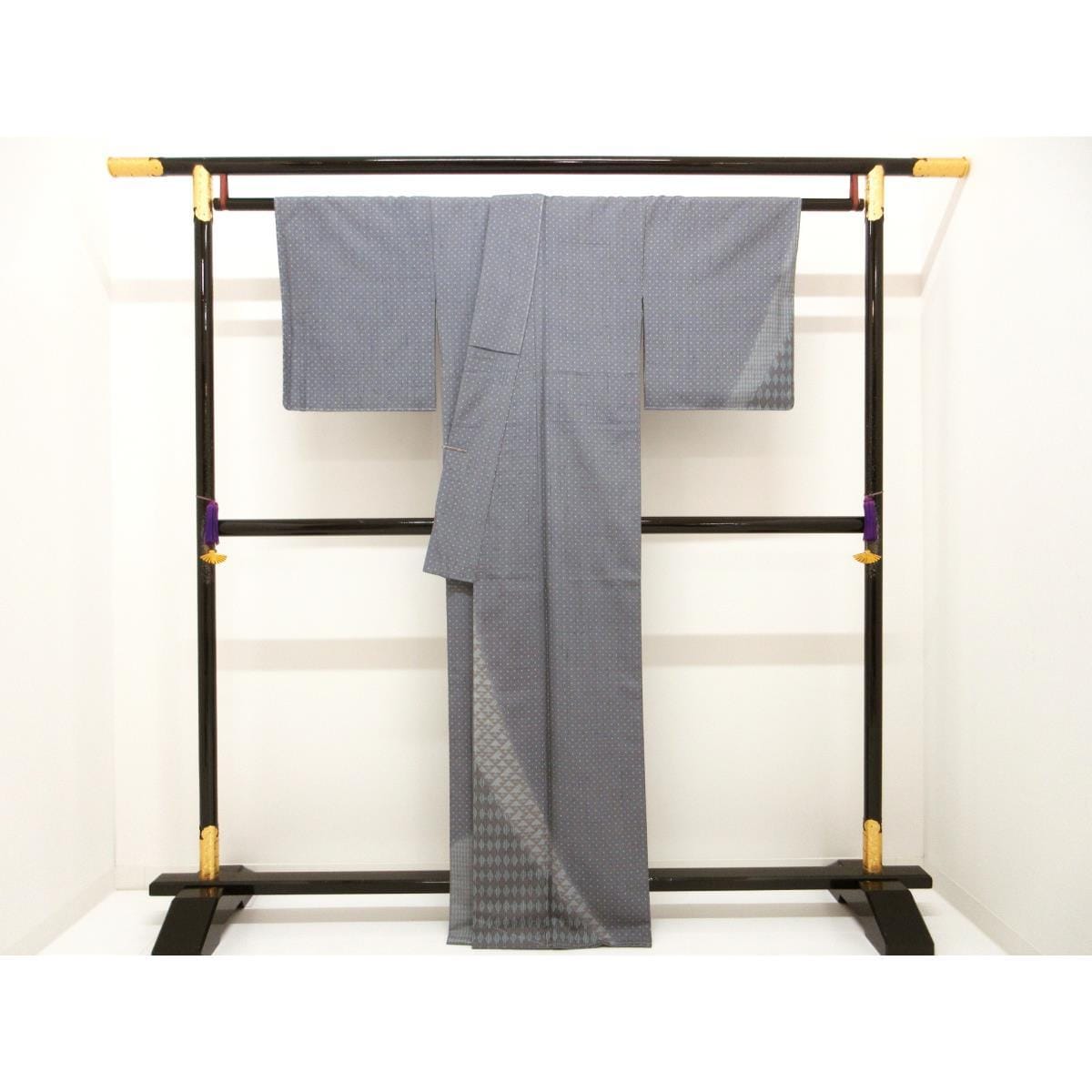 【未使用品】訪問着　赤城紬