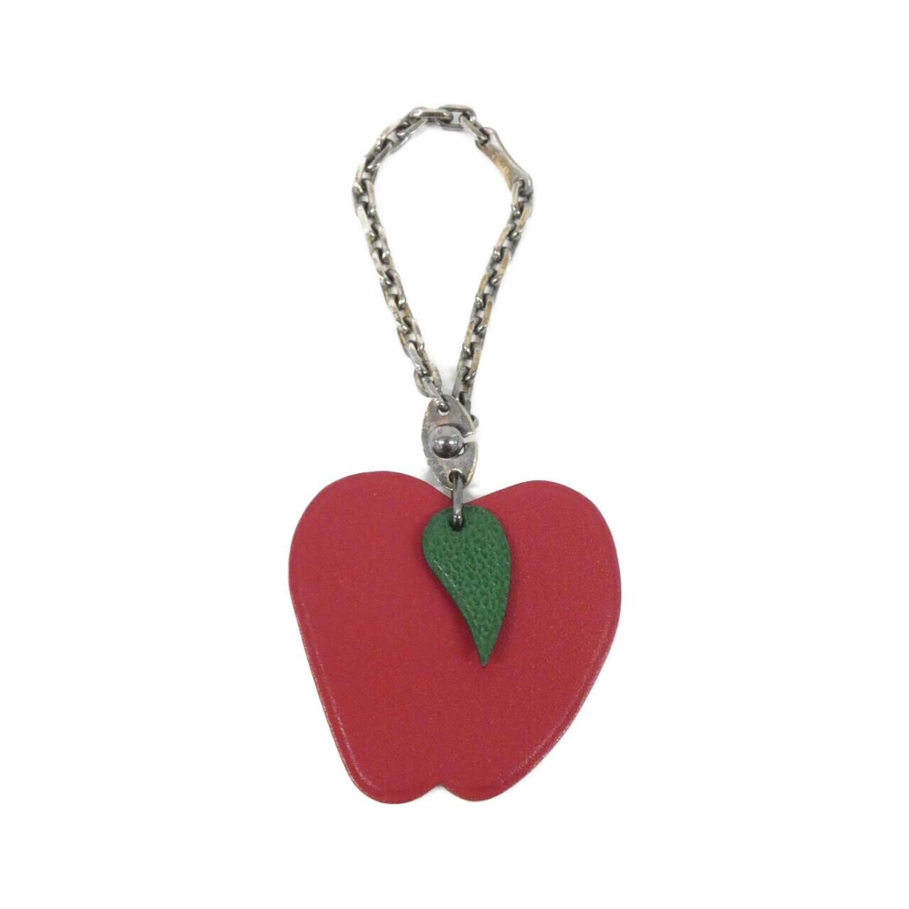 エルメス POMME フルーツ ポルト クレ 027890CA キーホルダー
