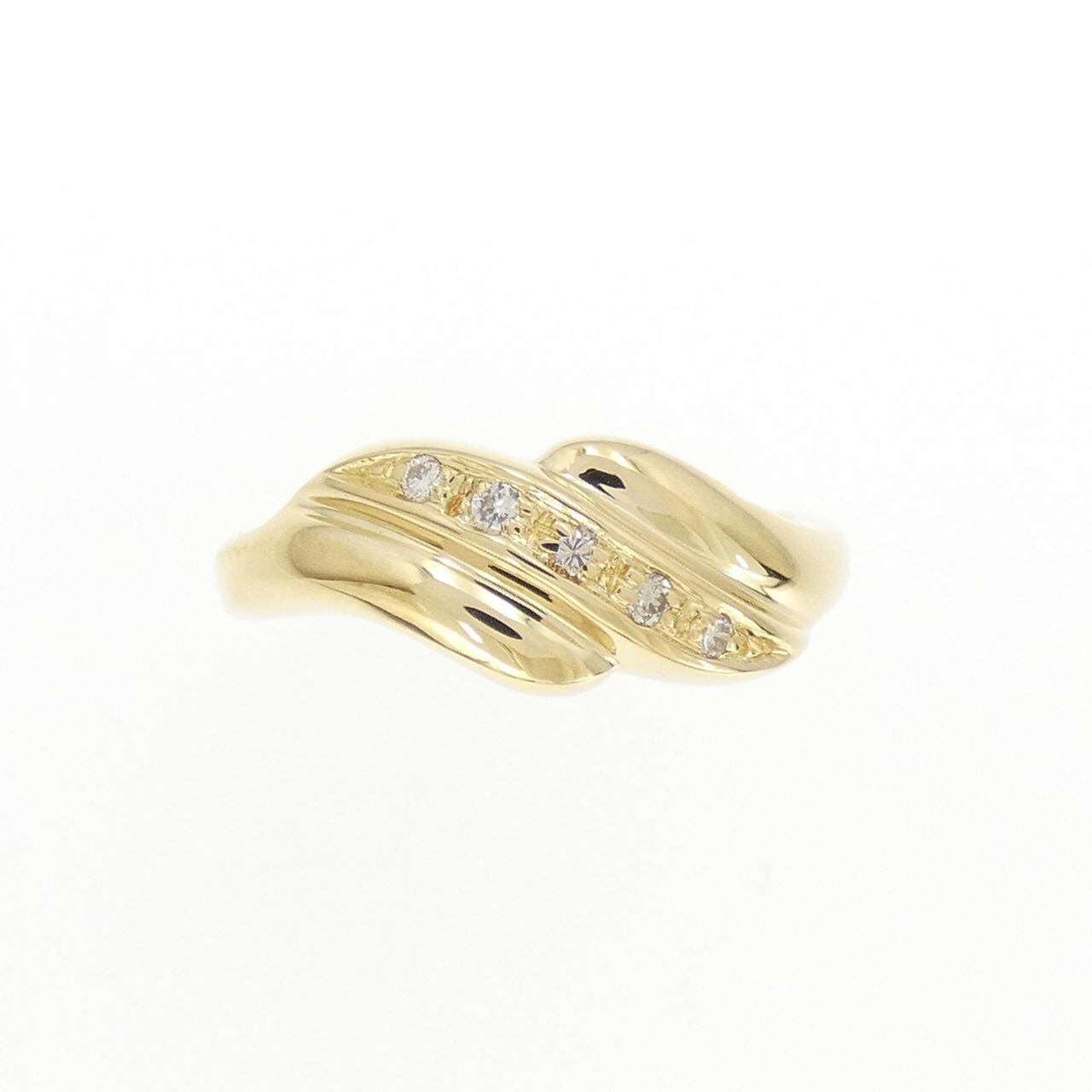 K18YG ダイヤモンド リング 0.04CT