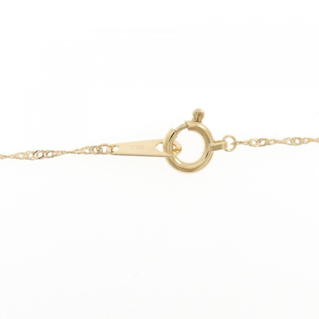 K18YG エメラルド ネックレス 0.85CT