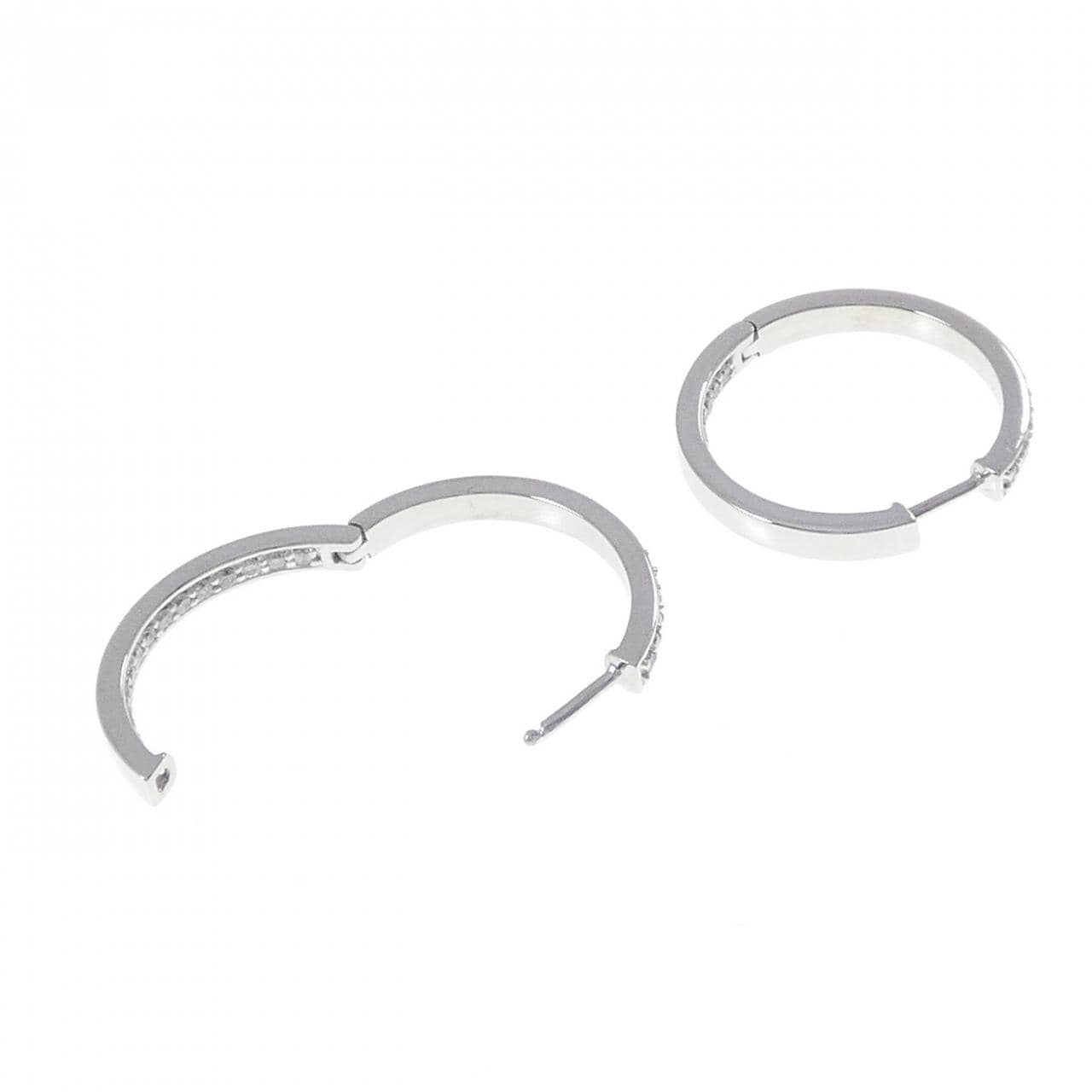 PT900钻石耳环 0.80 克拉