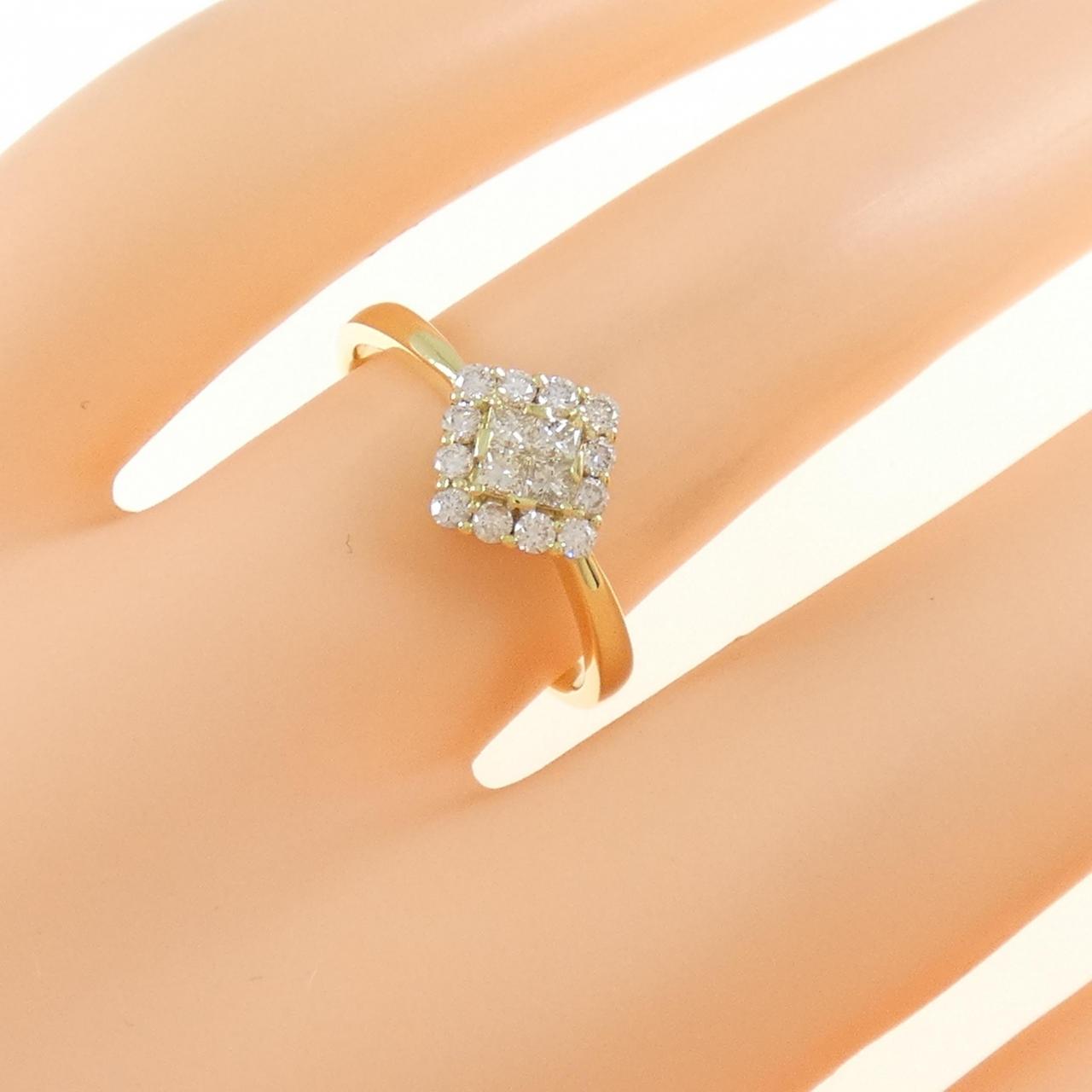 【新品】K18YG ダイヤモンド リング 0.30CT