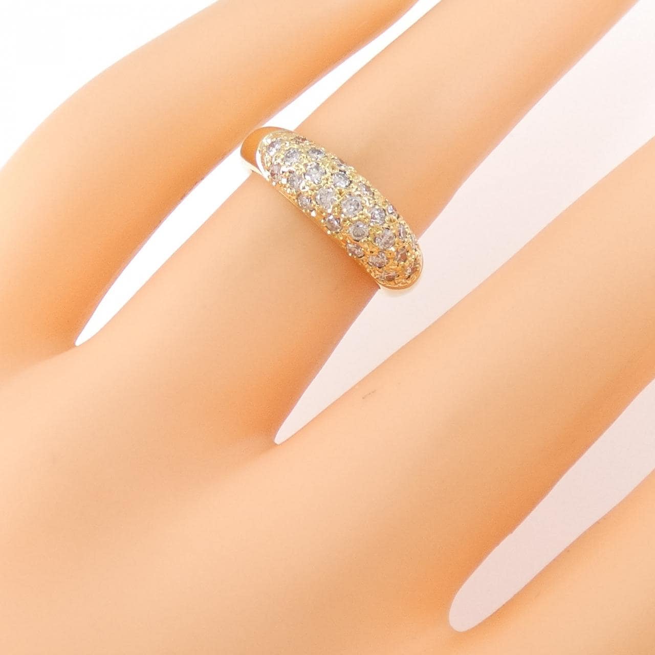 K18YG ダイヤモンド リング 0.50CT