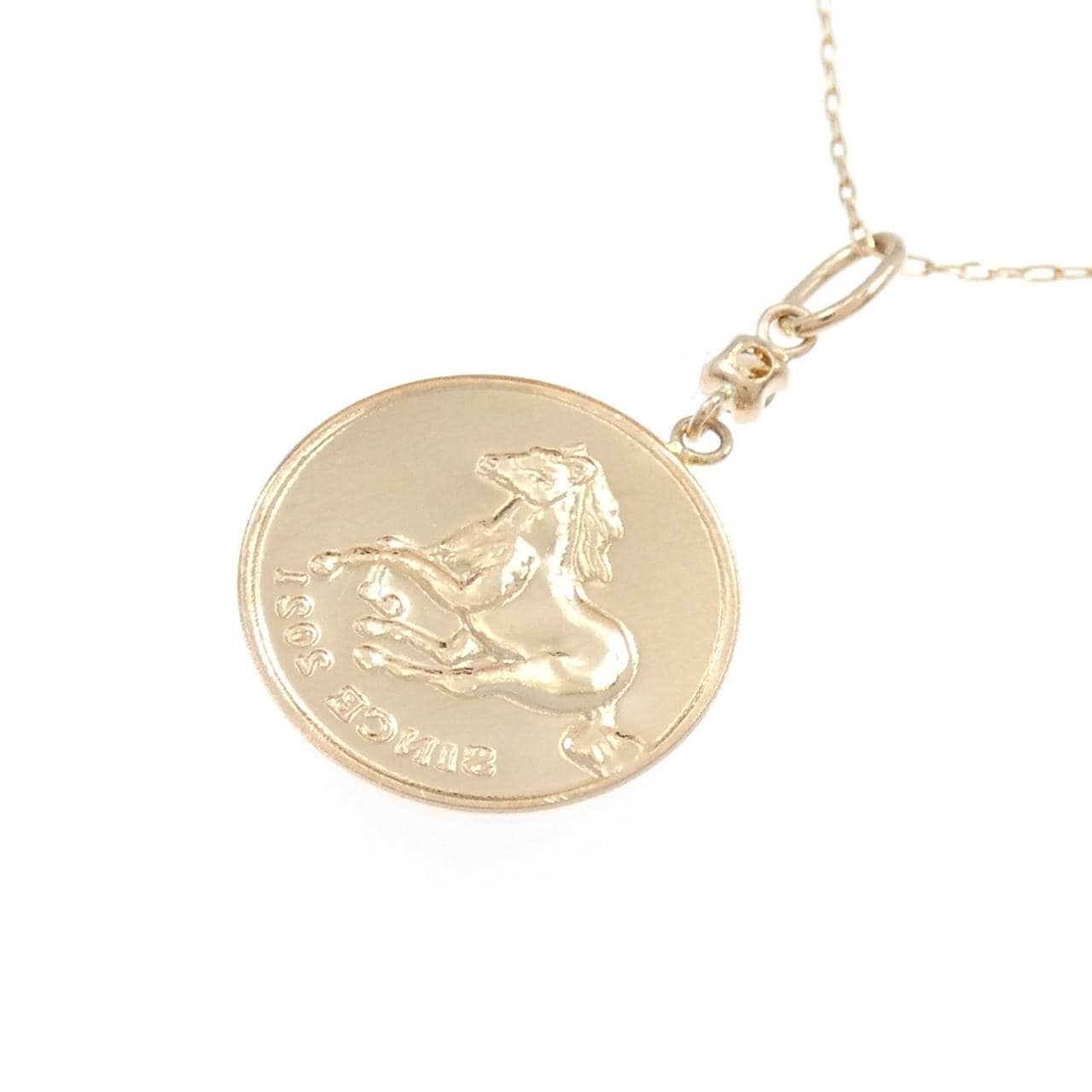 K18PG ダイヤモンド ネックレス 0.03CT