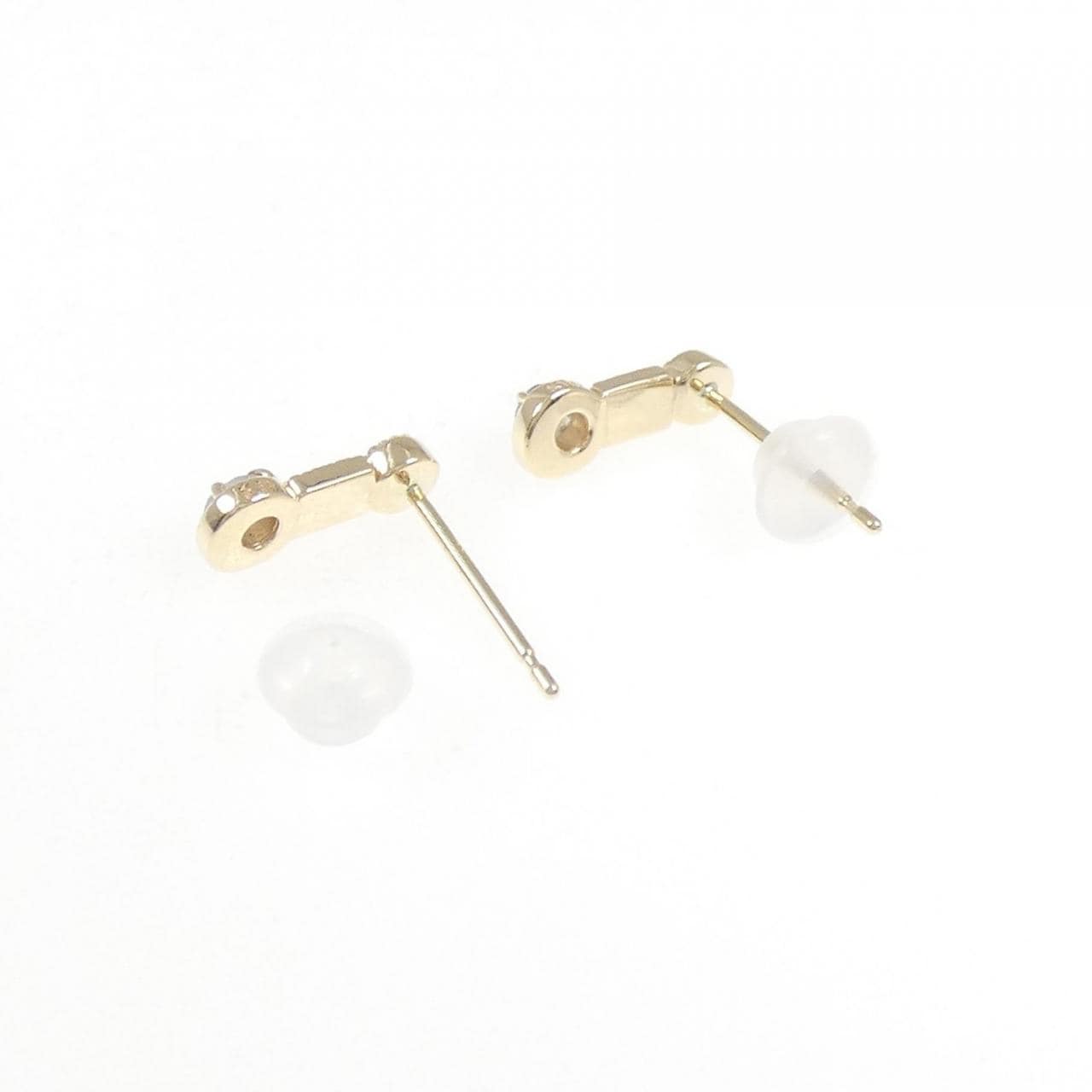 アガット ダイヤモンド ピアス 0.102CT