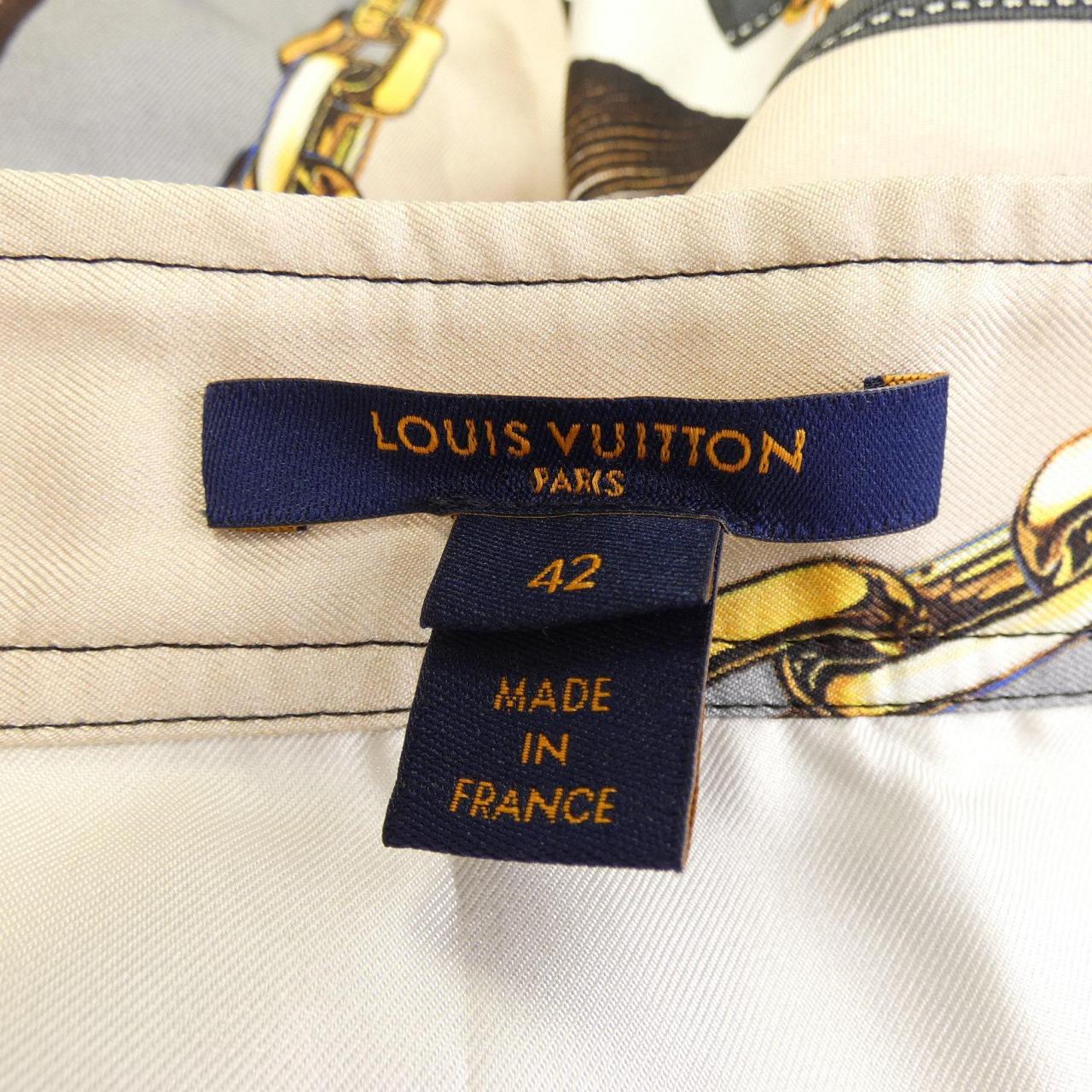 ルイヴィトン LOUIS VUITTON スカーフプリントアシンメトリー FMJU91OF5 スカート