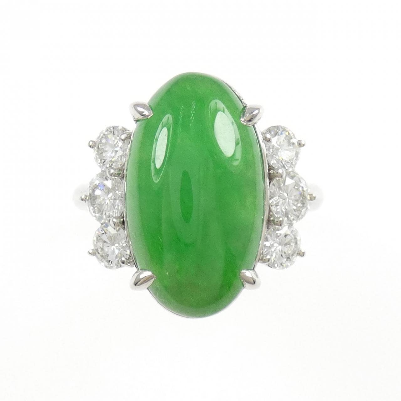 PT900 ヒスイ リング 10.09CT