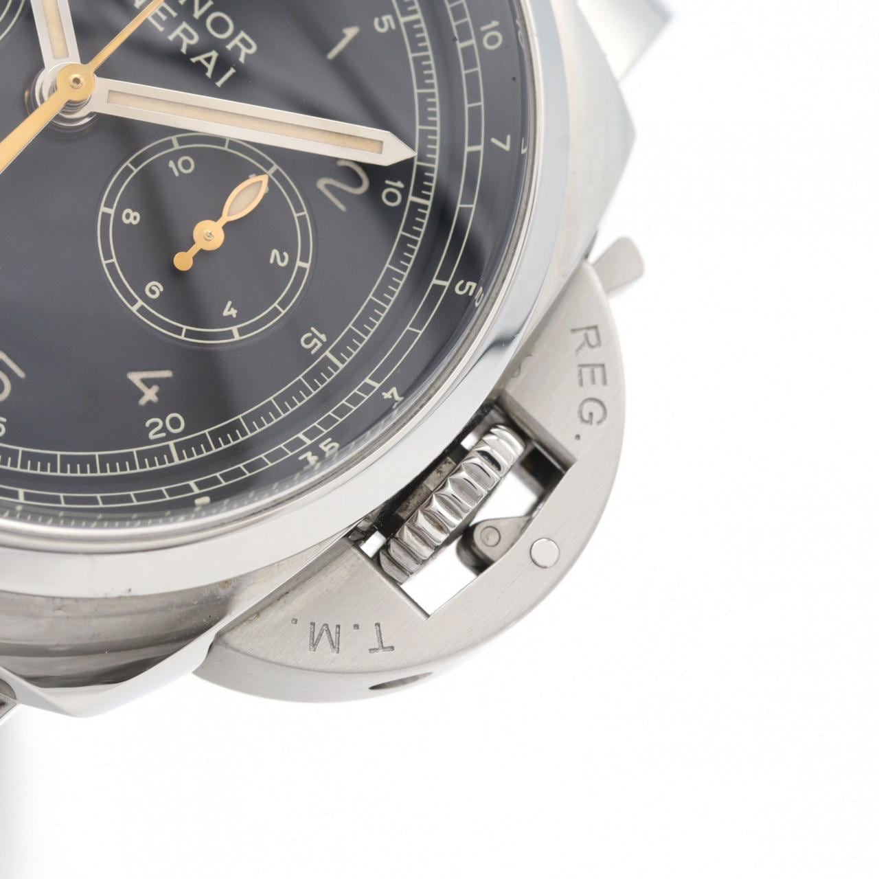 【ノーメンテナンス還元価格】パネライ ルミノール1950PCYC3DAYSクロノフライバックアッチャイオ PAM00653 SS 自動巻